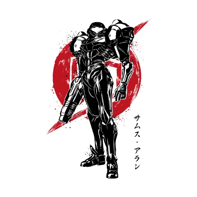 Galactic Bounty Hunter Sumi-E