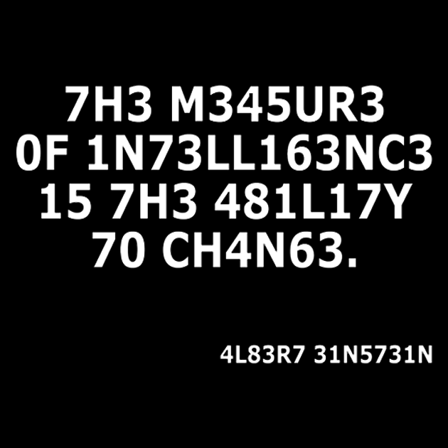 The Measure of Intelligence